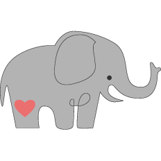ゾウのイラスト